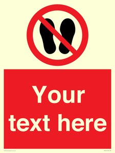 Custom prohibition do not stand here